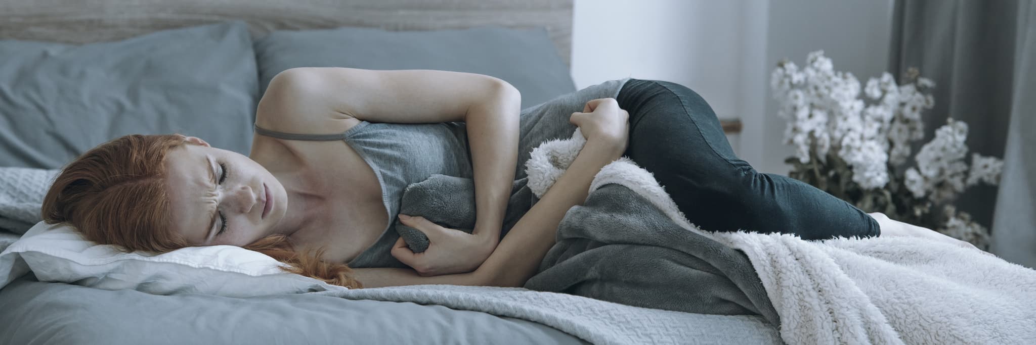 Picture of Depressed pregnant woman considering abortion