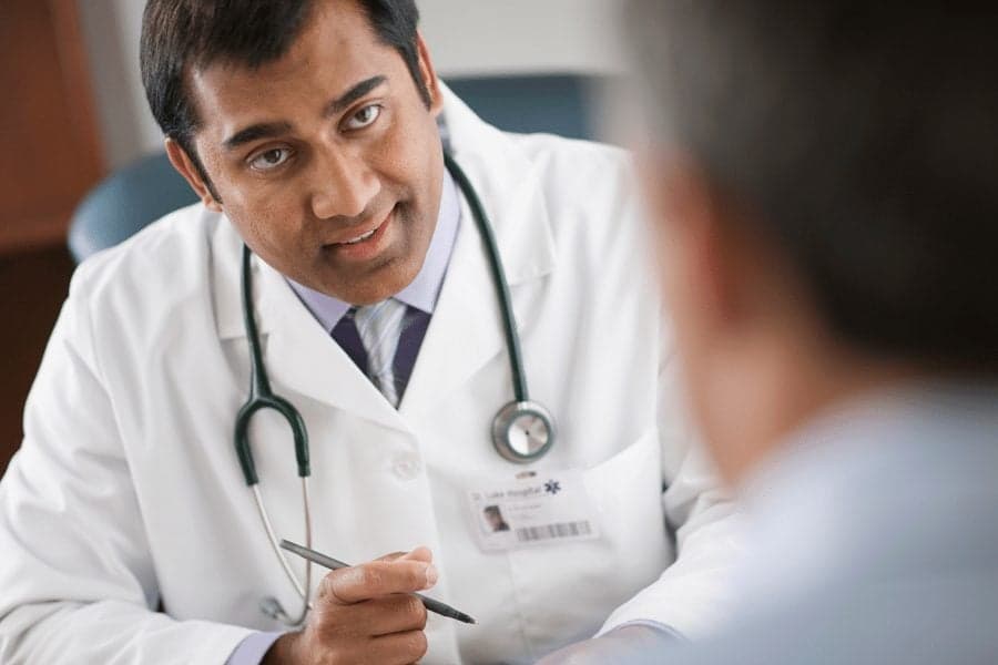 doctor explaining things to patient