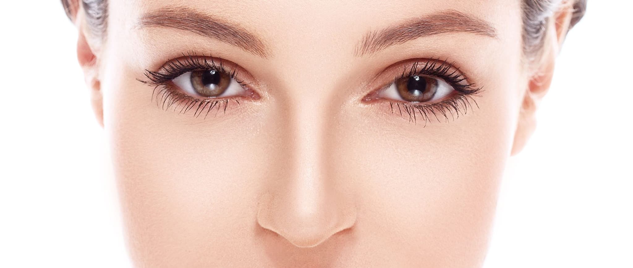 close up of woman's face