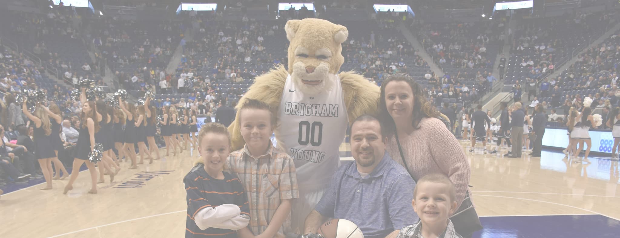 Picture of Aaron Emory at the basketball Game