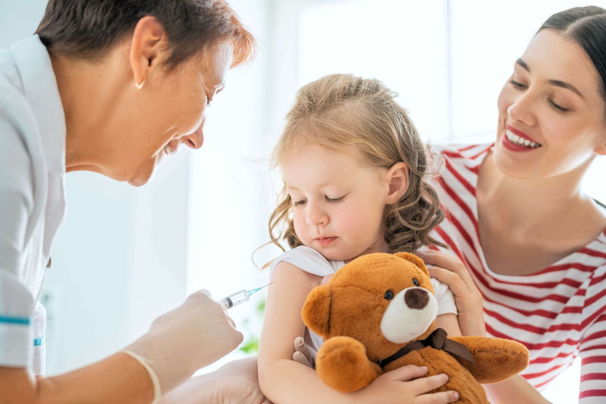 Picture of Child receiving vaccine