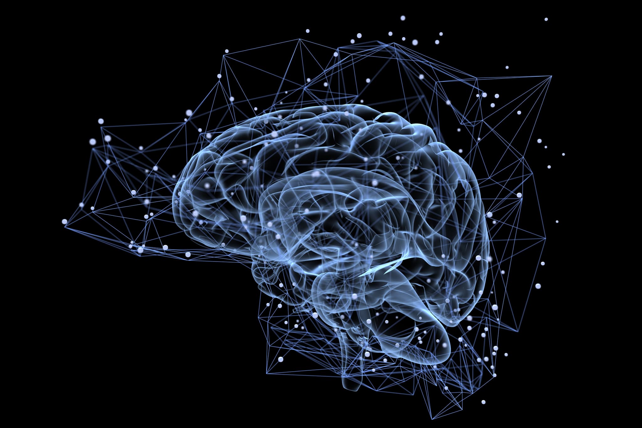 Picture of Illustration of the thought processes in the brain