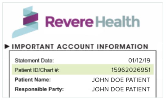 Patient ID info