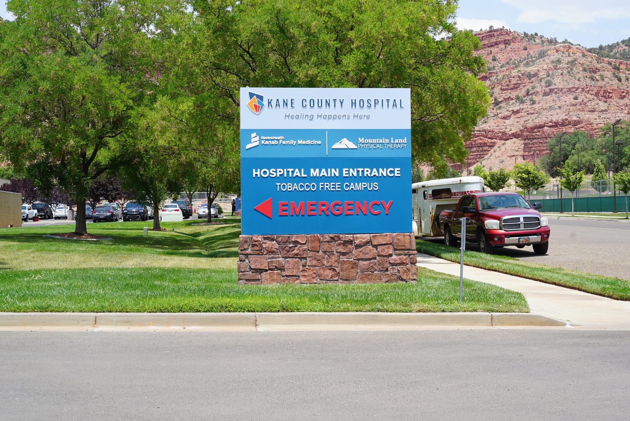 Image of hospital sign with revere health kanab family medicine. Kanab Family Medicine invites patients of all ages to schedule and receive the best care possible. Learn more today.
