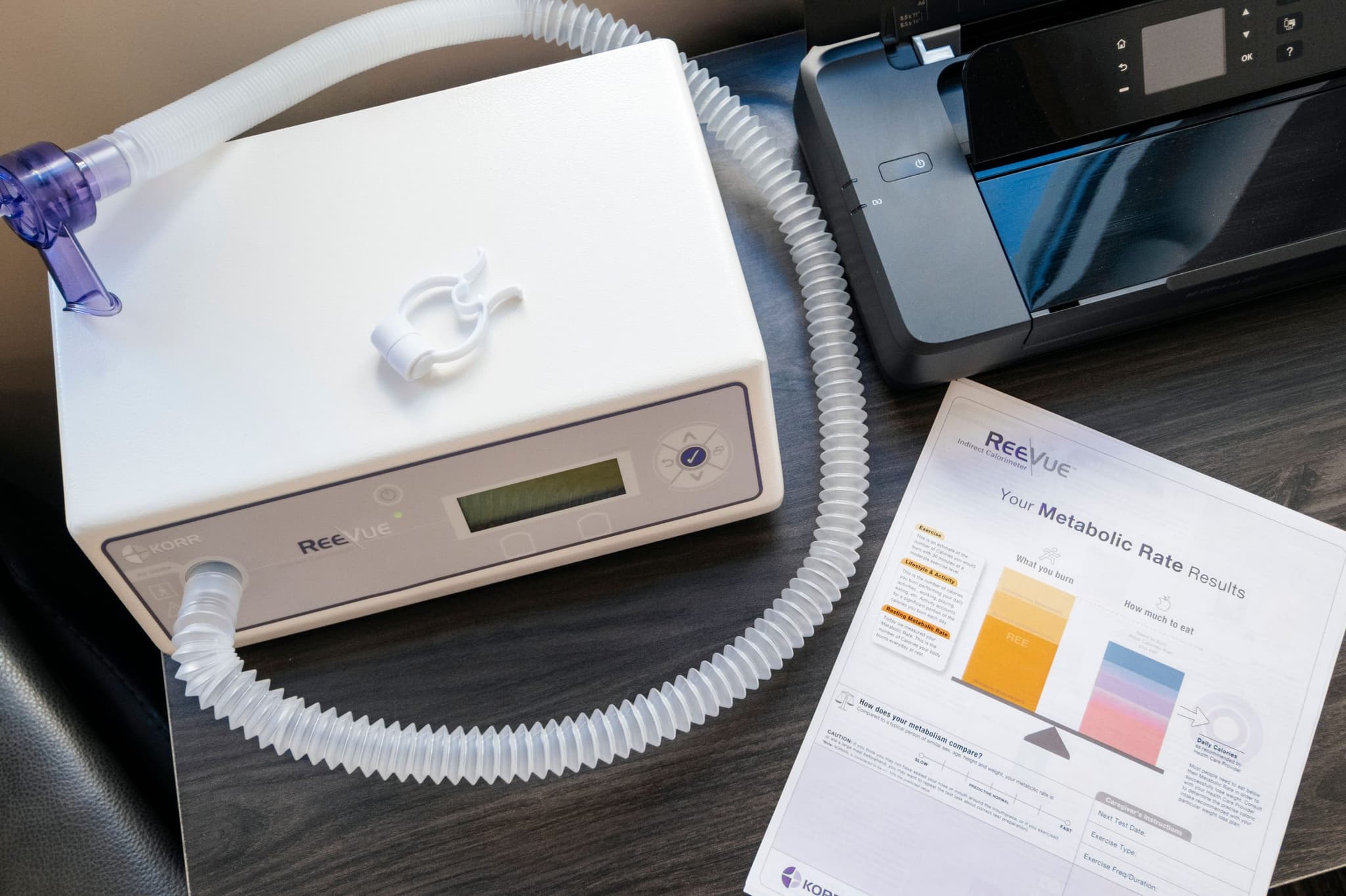 Image of CPAP diagnostic machine for evaluating sleep disorders related to weight or overall health.