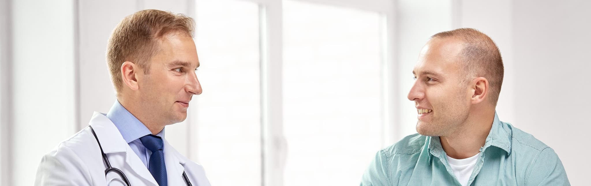 Picture of Doctor talking to patient